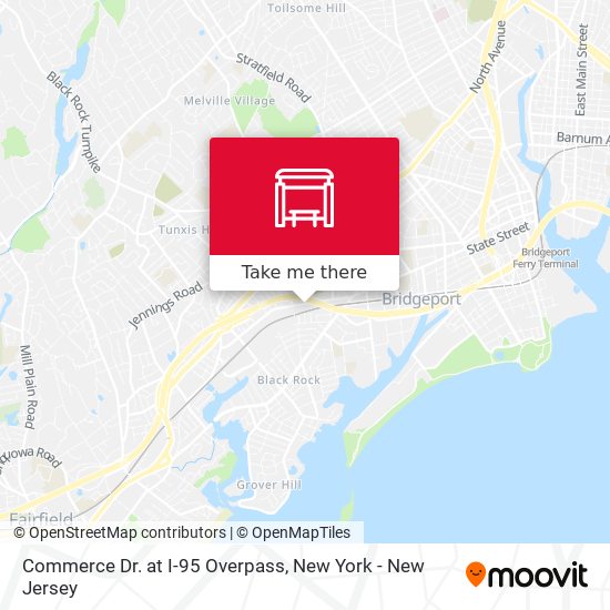 Mapa de Commerce Dr. at I-95 Overpass