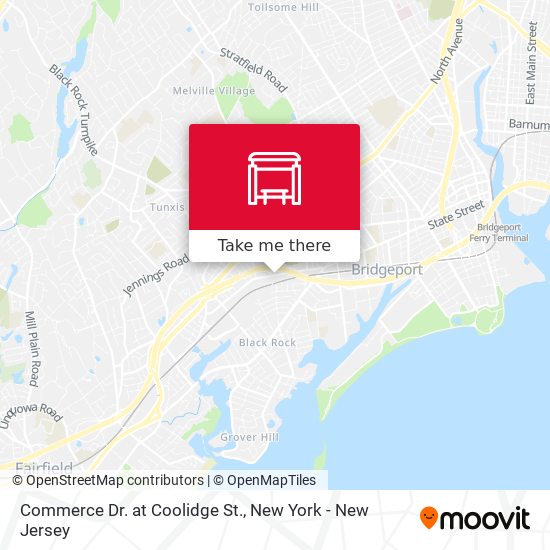 Commerce Dr. at Coolidge St. map