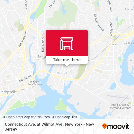 Mapa de Connecticut Ave. at Wilmot Ave.