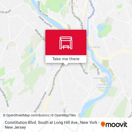 Mapa de Constitution Blvd. South at Long Hill Ave.