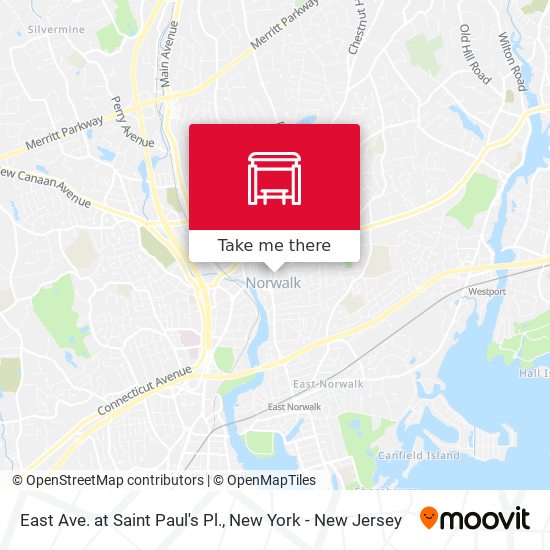 Mapa de East Ave. at Saint Paul's Pl.