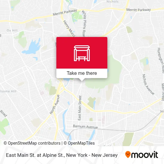 East Main St. at Alpine St. map