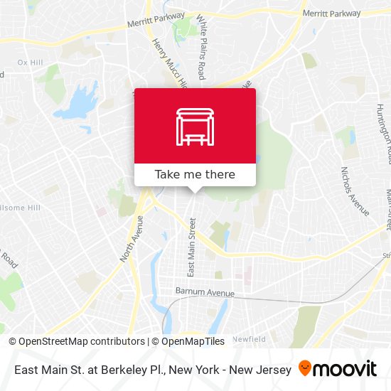 East Main St. at Berkeley Pl. map