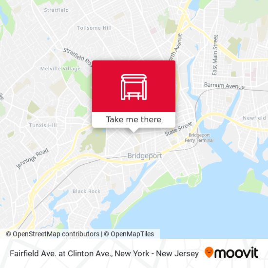 Fairfield Ave. at Clinton Ave. map
