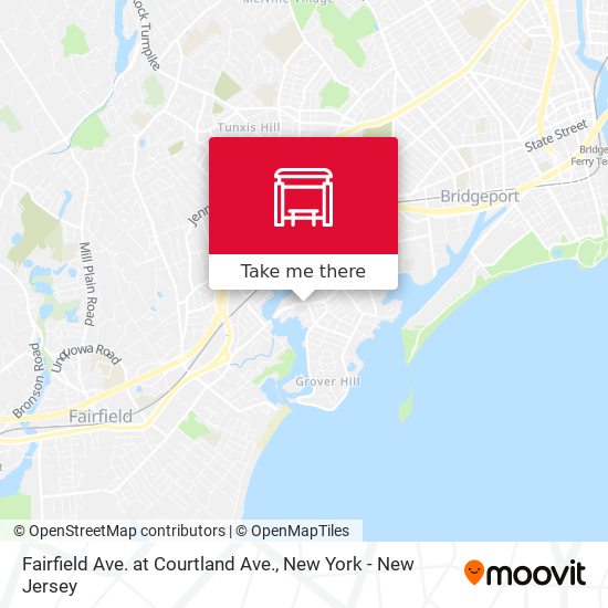 Fairfield Ave. at Courtland Ave. map
