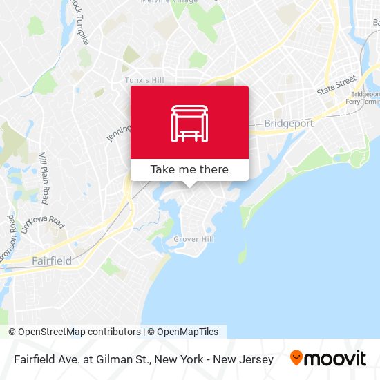 Mapa de Fairfield Ave. at Gilman St.