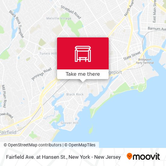 Fairfield Ave. at Hansen St. map