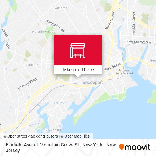 Fairfield Ave. at Mountain Grove St. map
