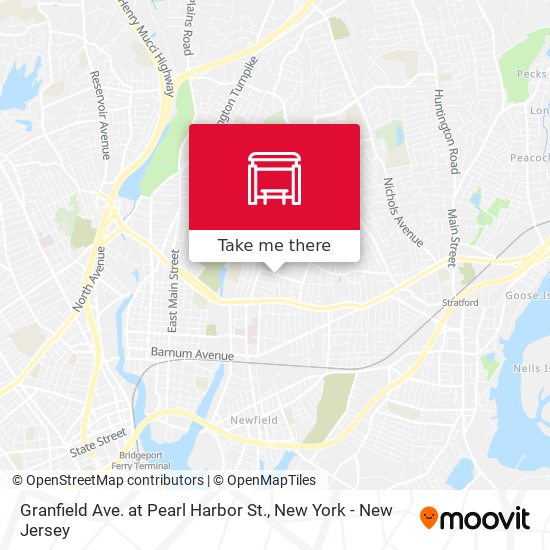 Granfield Ave. at Pearl Harbor St. map