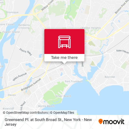 Mapa de Greensend Pl. at South Broad St.