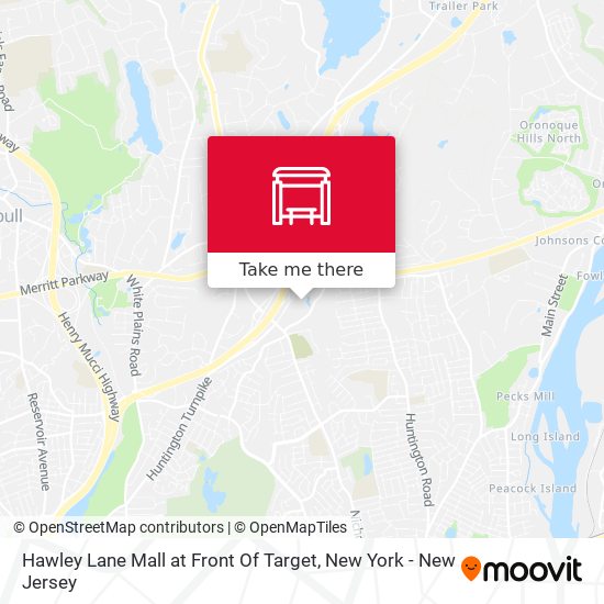 Mapa de Hawley Lane Mall at Front Of Target