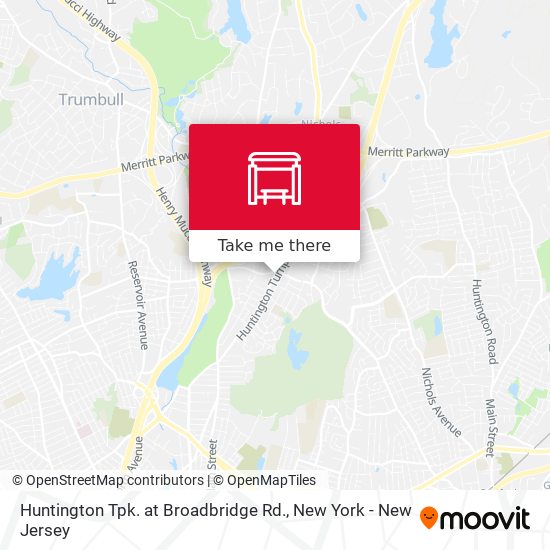 Huntington Tpk. at Broadbridge Rd. map