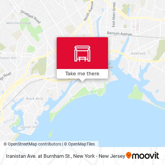 Mapa de Iranistan Ave. at Burnham St.