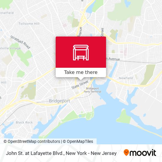 John St. at Lafayette Blvd. map