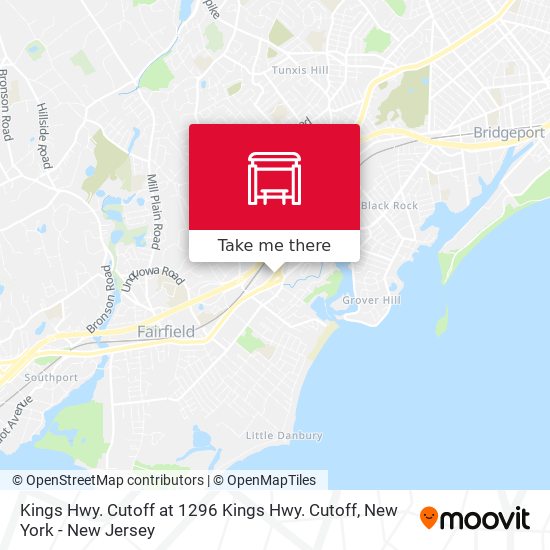 Kings Hwy. Cutoff at 1296 Kings Hwy. Cutoff map