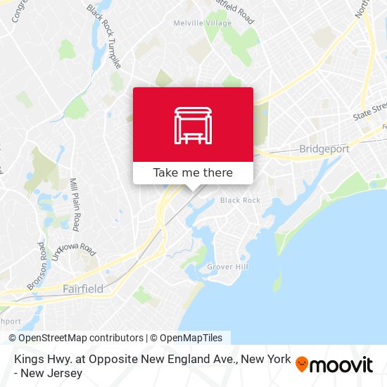 Kings Hwy. at Opposite New England Ave. map