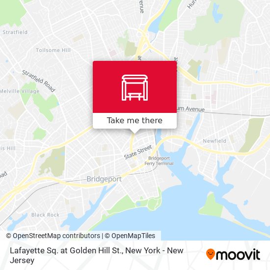 Lafayette Sq. at Golden Hill St. map