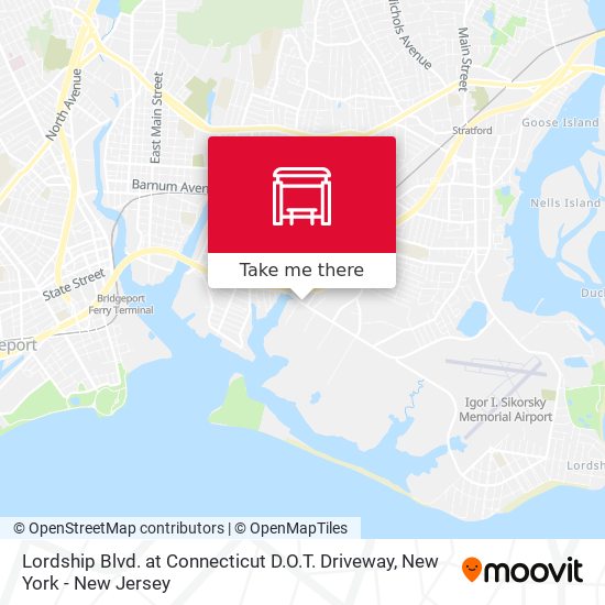 Lordship Blvd. at Connecticut D.O.T. Driveway map
