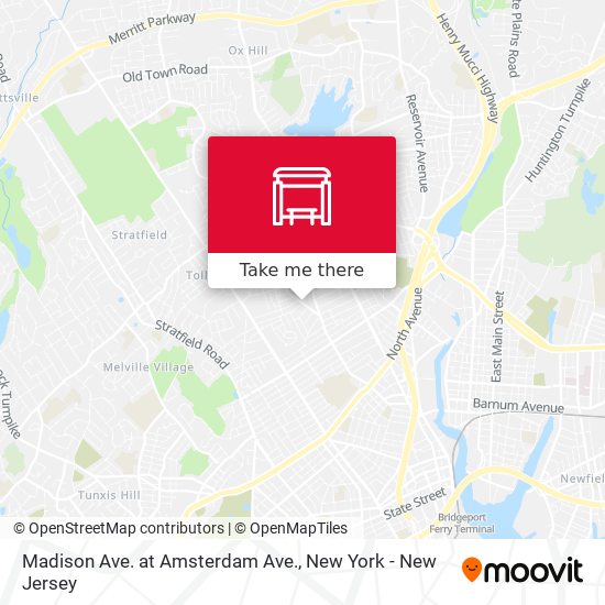 Madison Ave. at Amsterdam Ave. map