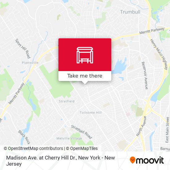 Madison Ave. at Cherry Hill Dr. map