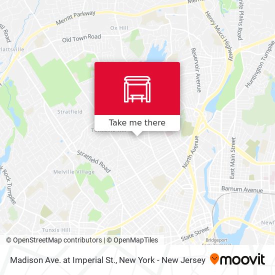Mapa de Madison Ave. at Imperial St.