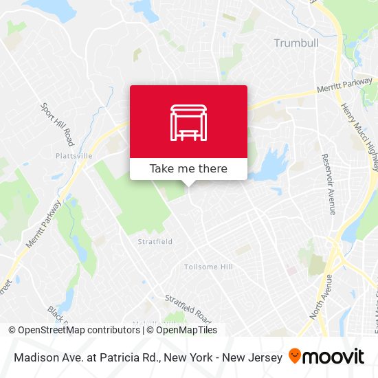 Madison Ave. at Patricia Rd. map