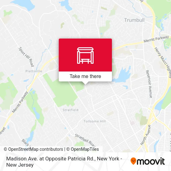 Madison Ave. at Opposite Patricia Rd. map