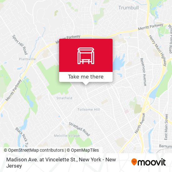 Madison Ave. at Vincelette St. map