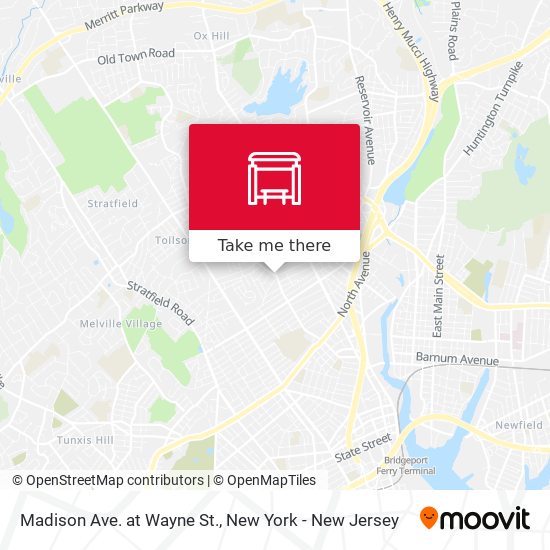 Mapa de Madison Ave. at Wayne St.