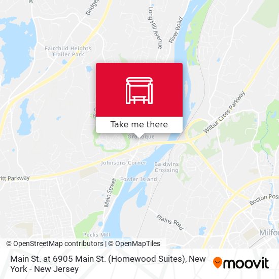 Mapa de Main St. at 6905 Main St. (Homewood Suites)