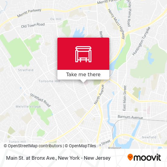 Main St. at Bronx Ave. map