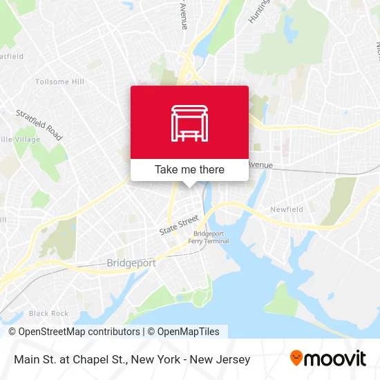 Main St. at Chapel St. map