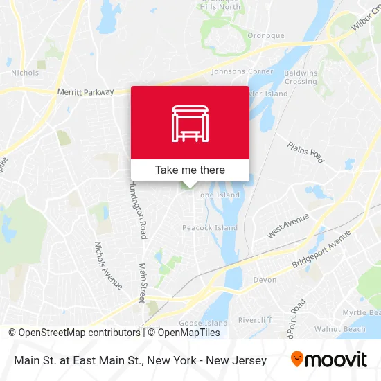 Main St. at East Main St. map