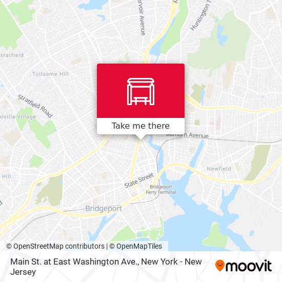 Main St. at East Washington Ave. map