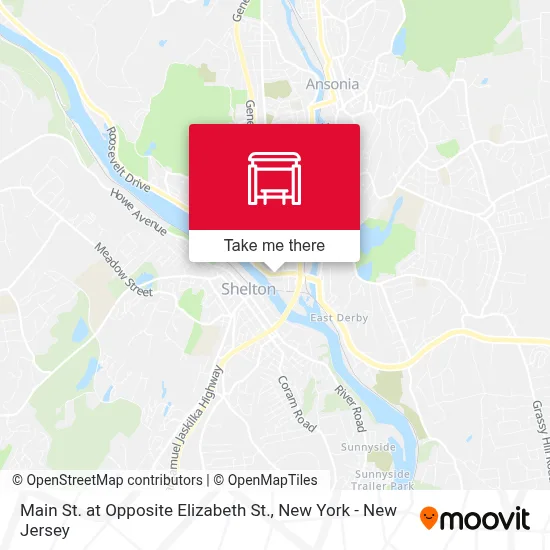 Main St. at Opposite Elizabeth St. map