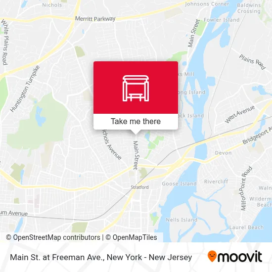 Main St. at Freeman Ave. map