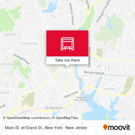 Main St. at Grand St. map