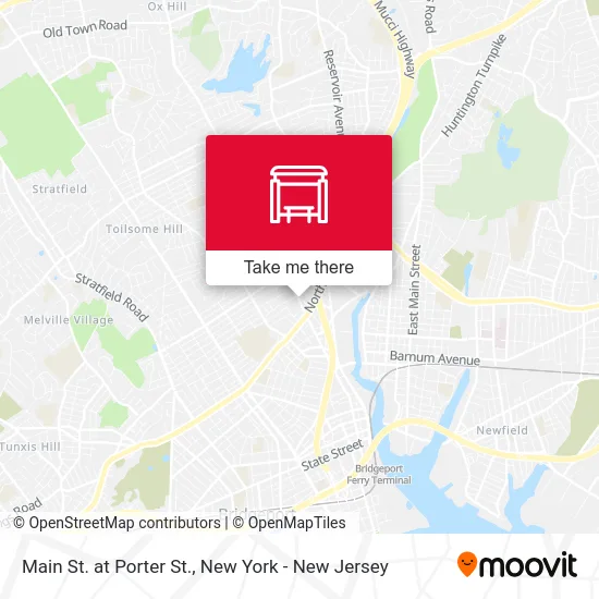 Main St. at Porter St. map