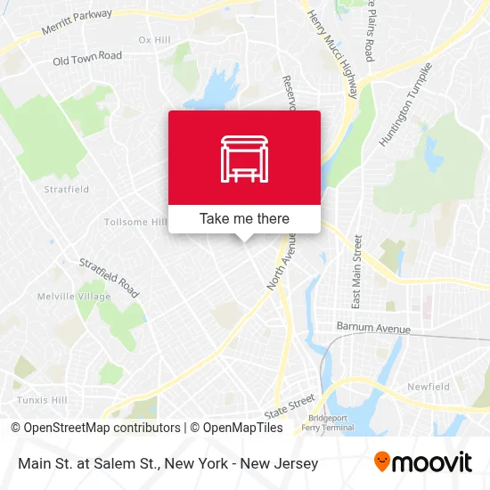 Main St. at Salem St. map