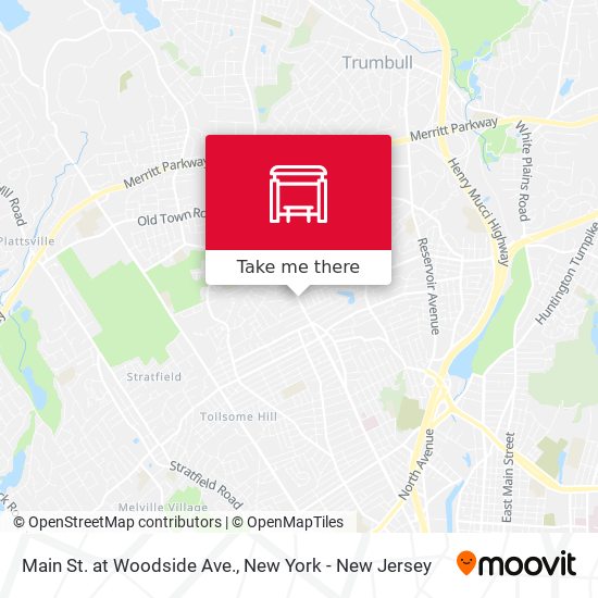 Mapa de Main St. at Woodside Ave.
