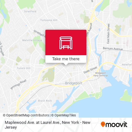 Maplewood Ave. at Laurel Ave. map