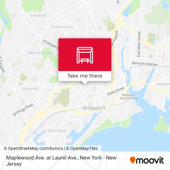 Mapa de Maplewood Ave. at Laurel Ave.