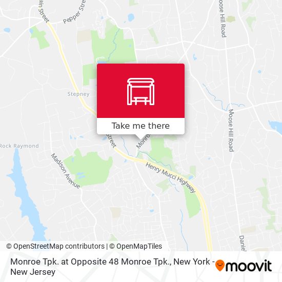 Mapa de Monroe Tpk. at Opposite 48 Monroe Tpk.