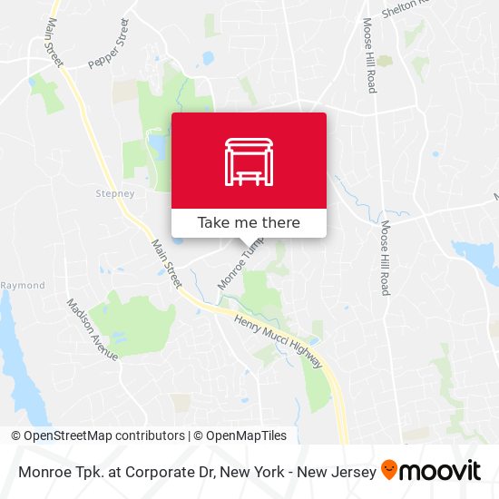 Monroe Tpk. at Corporate Dr map
