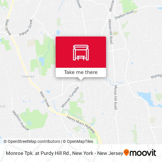 Monroe Tpk. at Purdy Hill Rd. map