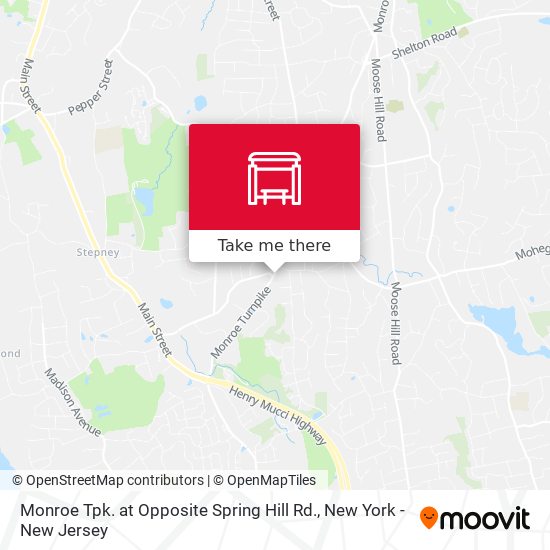 Monroe Tpk. at Opposite Spring Hill Rd. map
