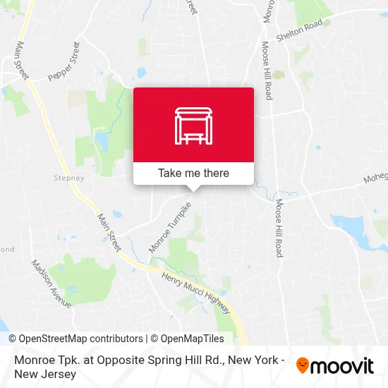 Monroe Tpk. at Opposite Spring Hill Rd. map