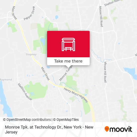 Monroe Tpk. at Technology Dr. map