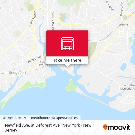 Mapa de Newfield Ave. at Deforest Ave.