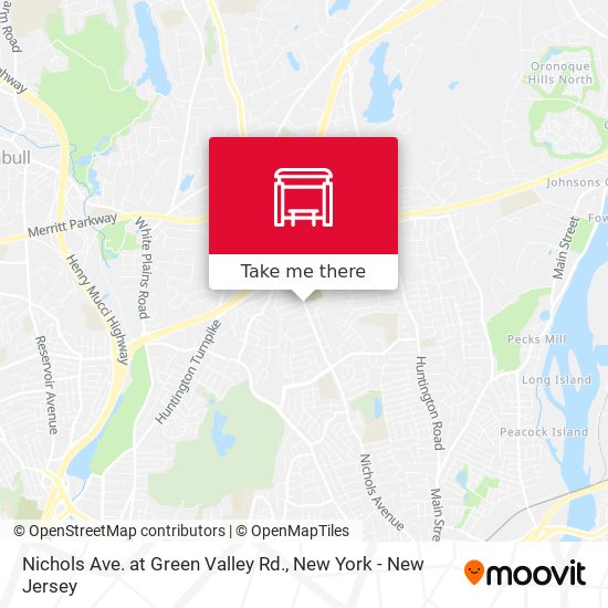 Nichols Ave. at Green Valley Rd. map
